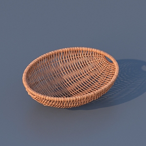 Basket Bamboo Basket Vegetable Basket Egg Basket Storage Basket 3d model