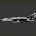 Airplane Model With 4532 Number White Black Stripes And Detailed Design