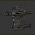 Detailed Interstellar Spaceship Design With Multiple Armored Modules And Weapon Systems