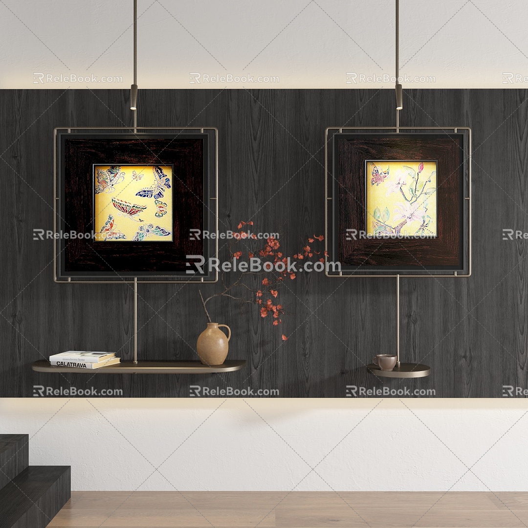 New Chinese Abstract Hanging Painting model