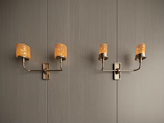 Modern Light Luxury Wall Lamp Glass Wall Lamp Metal Wall Lamp Crystal Wall Lamp Wall Lamp Water Pattern Glass Wall Lamp 3d model