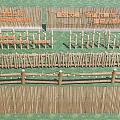 Bamboo Railings In Various Styles And Combined Designs For Outdoor Garden Lawn