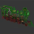 Vintage Texas Express Steam Train Model With Black Gold Accents And Detailed Wheels