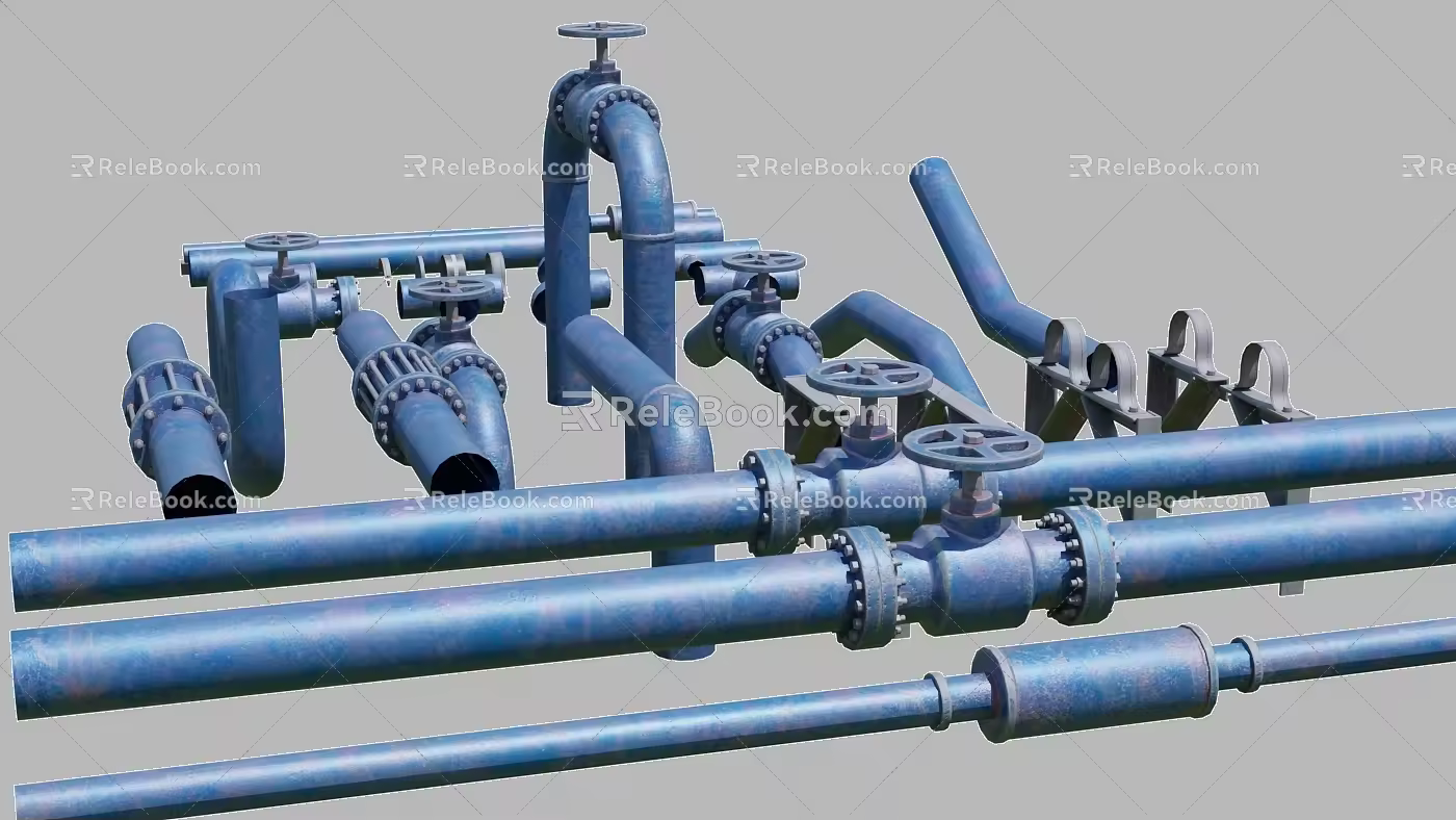 Piping Modular Piping 3d model