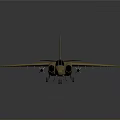 Space Shuttle Model With Detailed Wing Structure And Engine Components On Gray Background
