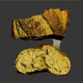 Golden Crusted Sliced Bread With Poppy Seeds And Soft Fluffy Interior