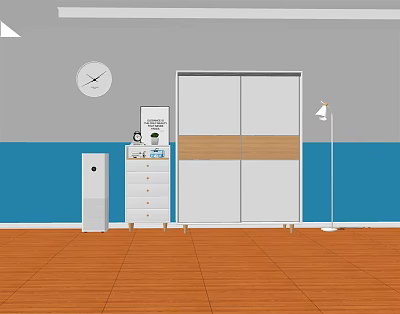 Nordic wardrobe 3d model