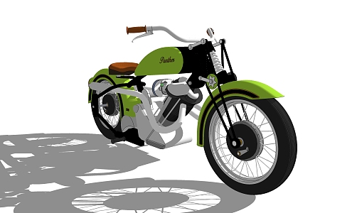 Modern Motorcycle 3d model