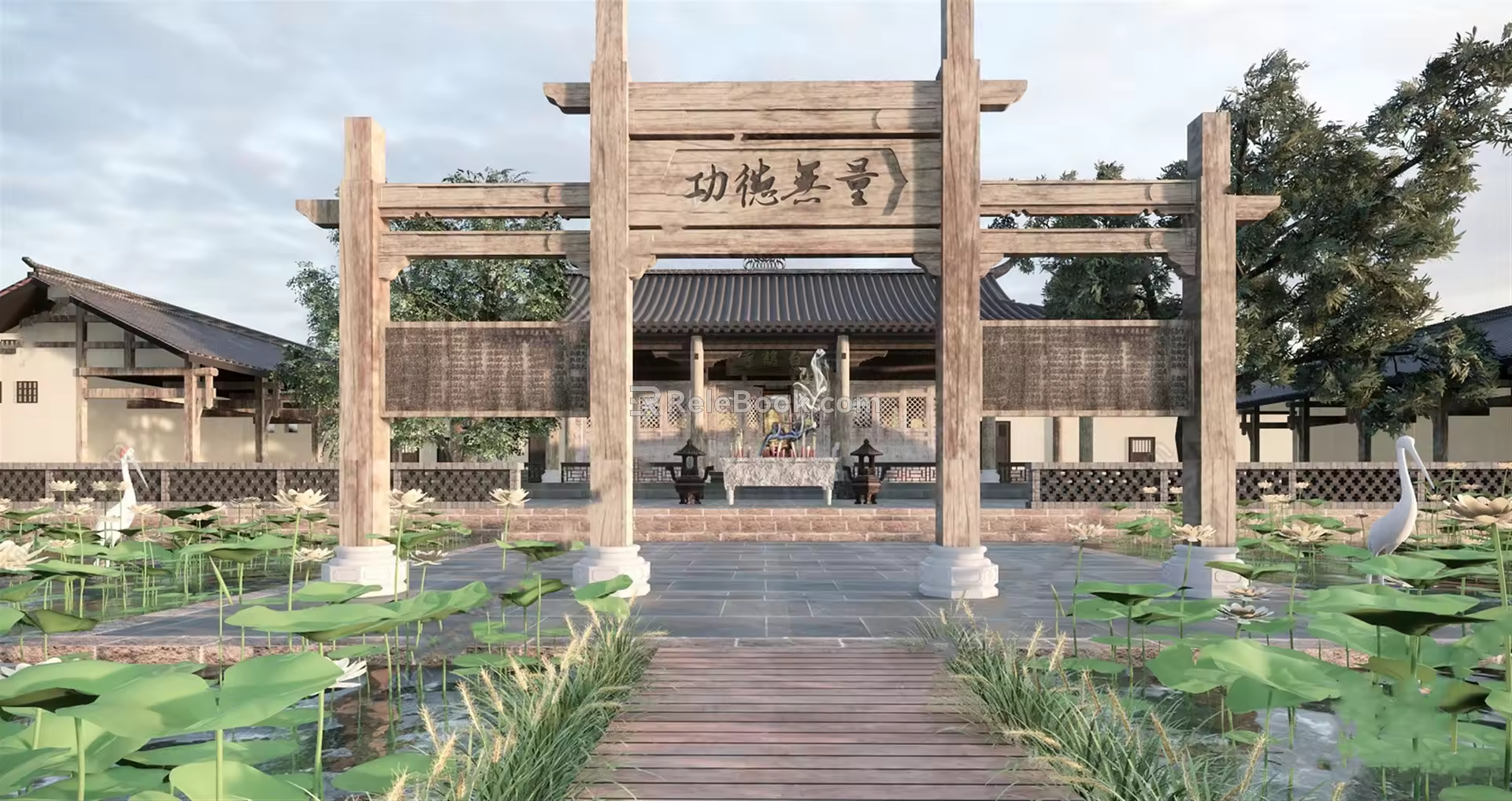Ancient archway 3d model