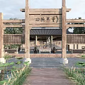 Ancient archway 3d model