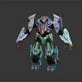 Modern Game Character Transformers Gauda Warrior Gauda Mecha Warrior 3d model