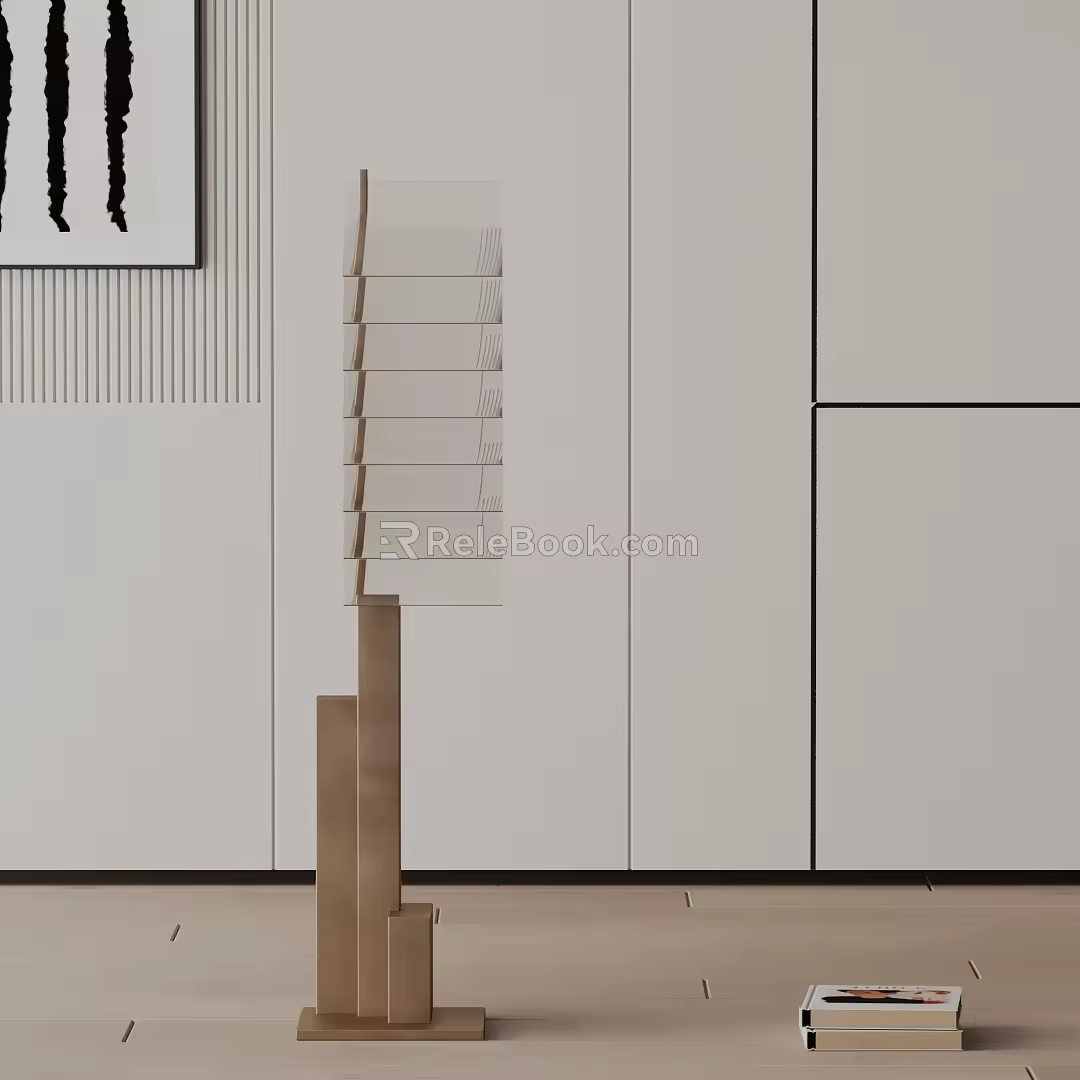 Modern floor lamp 3d model