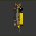 Yellow Black Tracked Drilling Equipment With Dual Drill Arms And Crawler Base