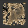 Natural Stone Landscape With Sculpted Rock Formation And Detailed Surface Texture