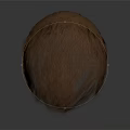 Human Scalp Brown Hair Model With Natural Texture And Realistic Appearance