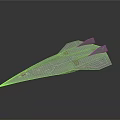 Futuristic Blue Sci Fi Aircraft With Sleek Aerodynamic Design And Metallic Finish