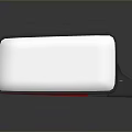 Car Rearview Mirror With Chrome Frame And Reflective Glass Surface