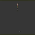 Elaborate Game Movie Female Warrior Character With Decorative Armor Bow Arrow And Gold Blue Accents