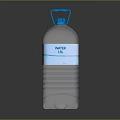 Nature Talk Mineral Water Bottle With Blue Cap And Transparent Body For Daily Use