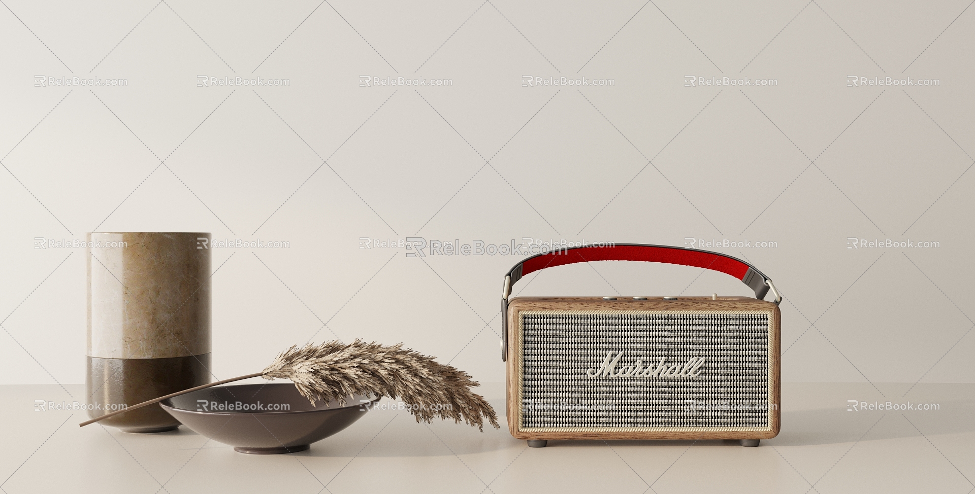 Modern radio ornaments combination 3d model