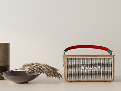 Modern radio ornaments combination 3d model