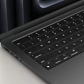 Fine Realistic Notebook Apple Computer MacBook Pro 3d model