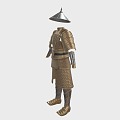 Chinese Armor Armor Armor Soldier Armor Ancient Iron Armor 3d model