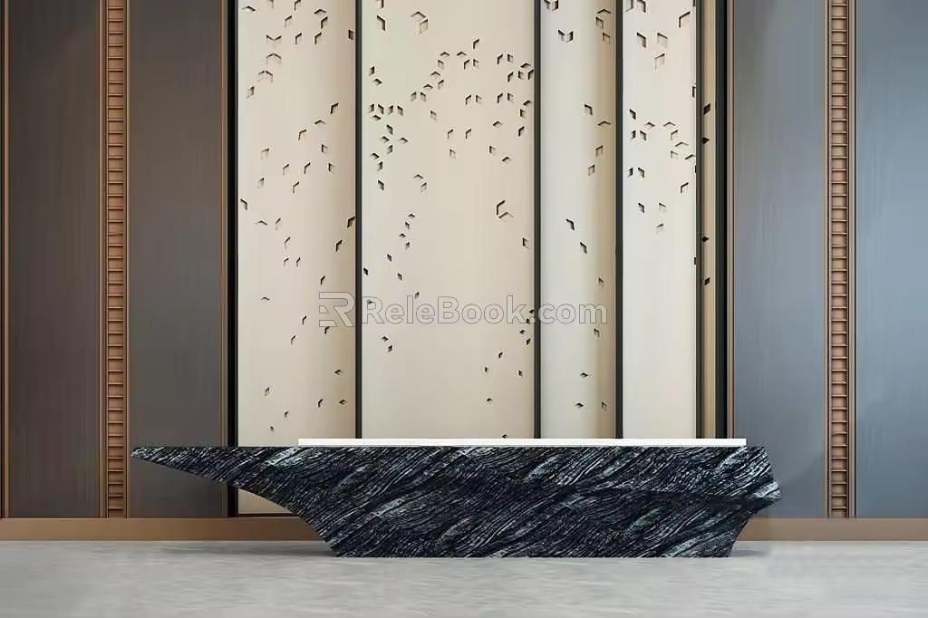 Reception Desk 3d model