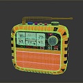 Radio Portable Radio Desk Radio Full Band Radio AC Radio 3d model