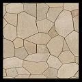 Garden Path Paving With Various Stone Textures And Color Design Patterns 3d model