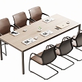 Meeting Tables and Chairs Office Tables and Chairs 3d model