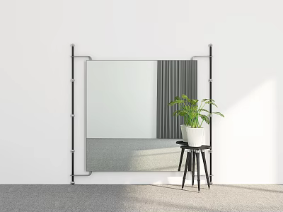 Mirror Full-length Mirror Fitting Mirror Floor Mirror Decorative Mirror Decorative Mirror 3d model