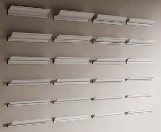 European style plaster line yin corner line yang corner line skirting line cornice line foot 3d model
