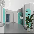 Jumbo Fitness Modern Gym Interior With Reception Area Bright Space And Green Plants