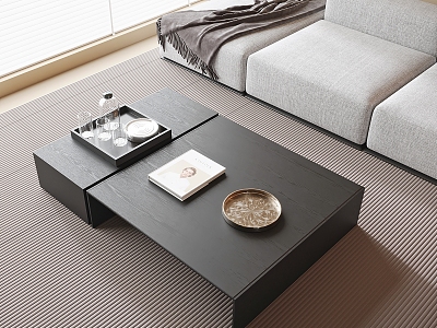 Modern coffee table model