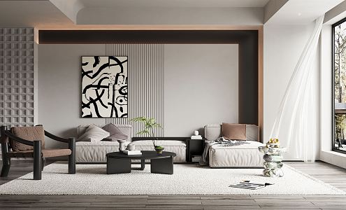 The Silent Living Room 3d model