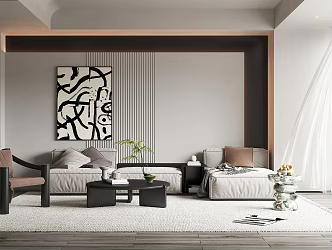 The Silent Living Room 3d model