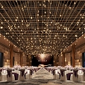 Banquet Hall Hotel Banquet Hall Banquet Center Wedding Center Banquet Hall Hotel Restaurant 3d model