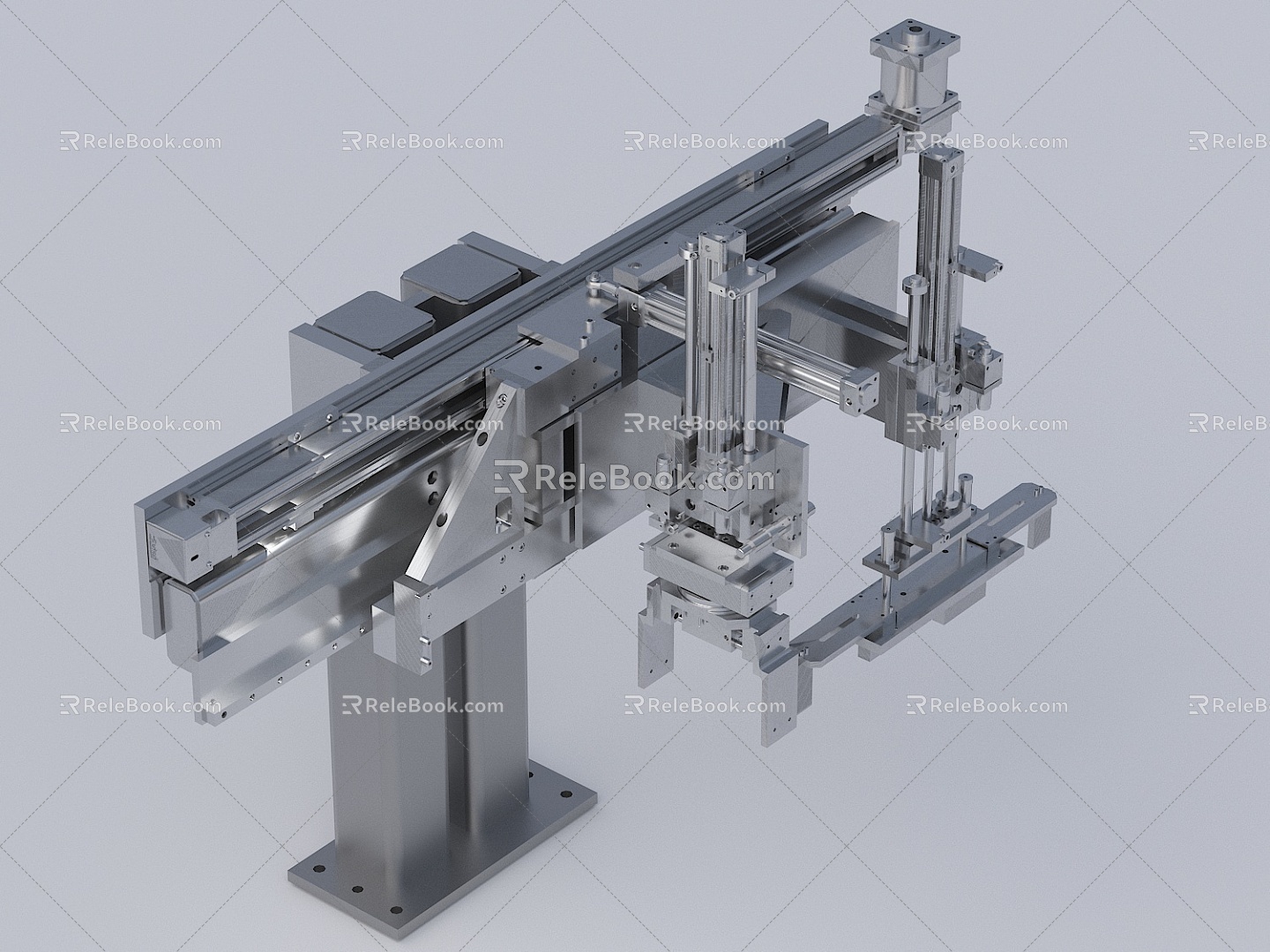 Grasp and release mechanical device production equipment 3d model