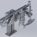 Grasp and release mechanical device production equipment 3d model