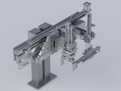 Grasp and release mechanical device production equipment 3d model