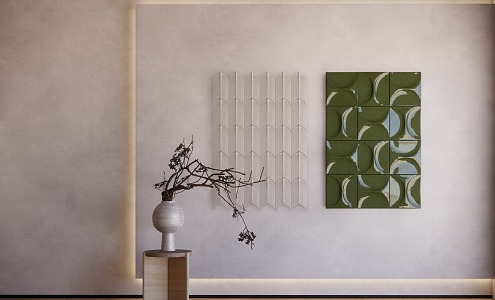 Decorative painting wall decoration 3d model