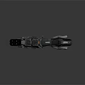 Futuristic Metallic Motorcycle With Streamlined Design Detailed Engine Stylish Exhaust And Leather Seat