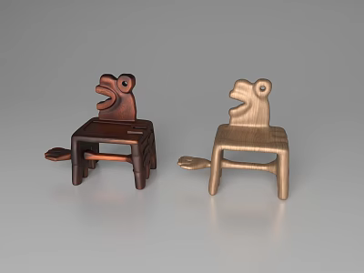 Chair Single Chair Wooden Chair Artistic Chair Artistic Creative Furniture Leisure Chair Dining Chair Office Chair Home Silent Home Silent Chair New Chinese Style Chair Children's Chair 3d model