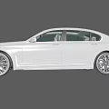 White Luxury Sedan With Sleek Body Design Sunroof And Alloy Wheels