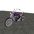 Modern Motorcycle Harley Motorcycle 3d model