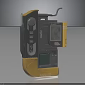LMA-470 Gray And Yellow Industrial Equipment With Display Screen Control Buttons And Portable Handle