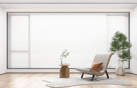 Modern recliner blinds 3d model