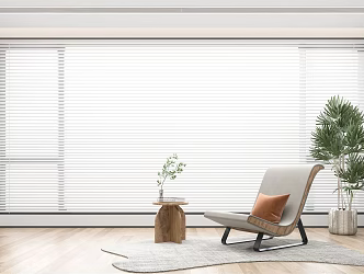 Modern recliner blinds 3d model