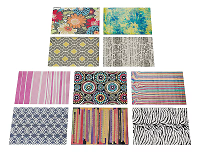 Square carpet 3d model